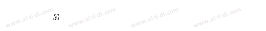 华文粗楷 SC字体转换